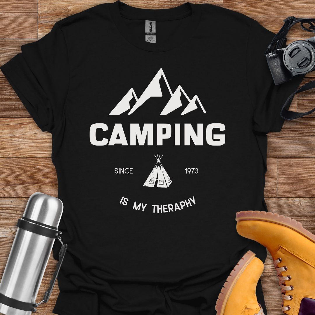Camping Is My Therapy T-shirt