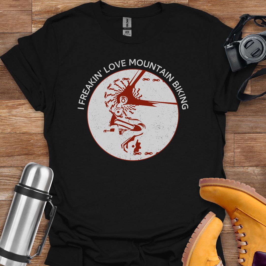 I Love Mountain Biking T-shirt