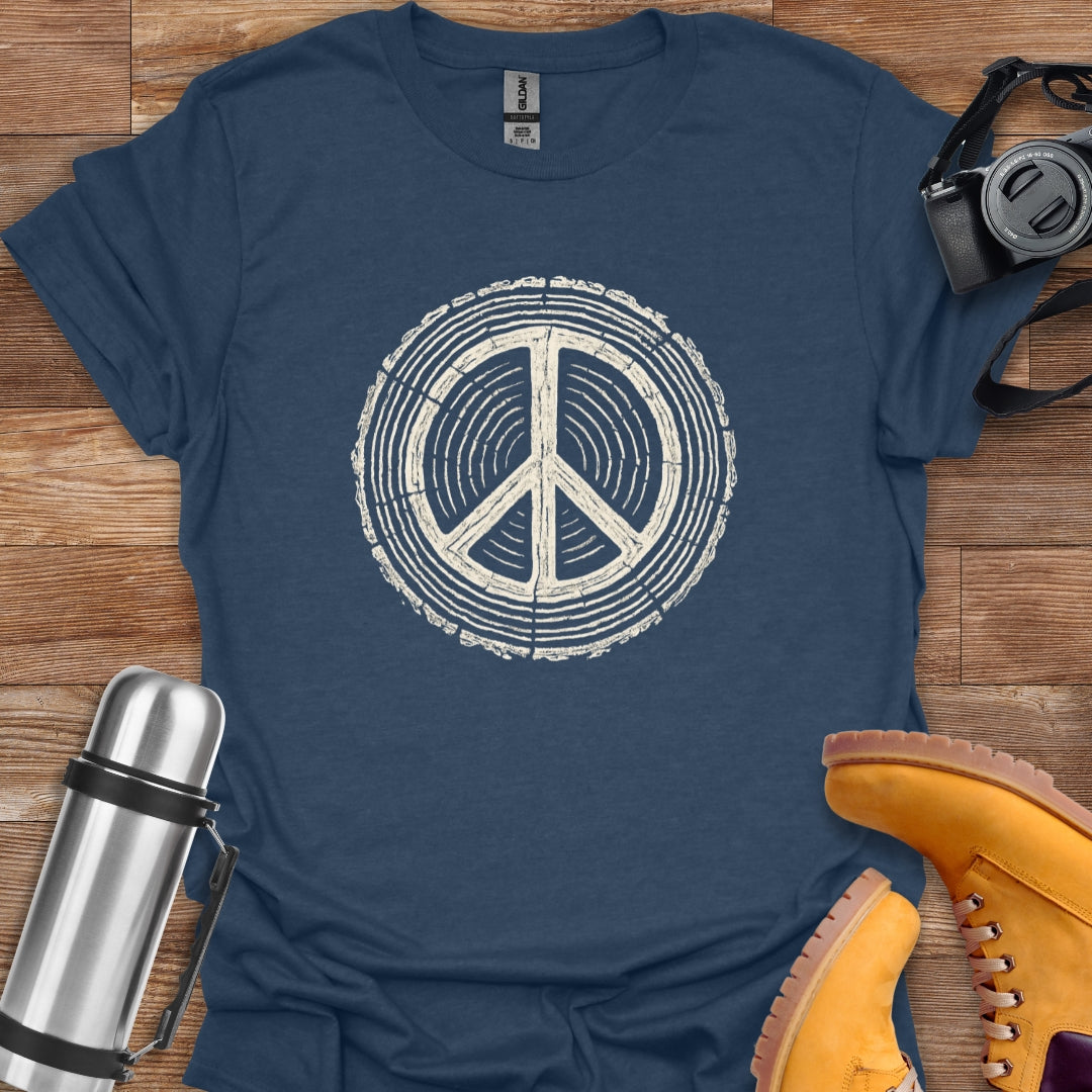 Peace Wood T-shirt