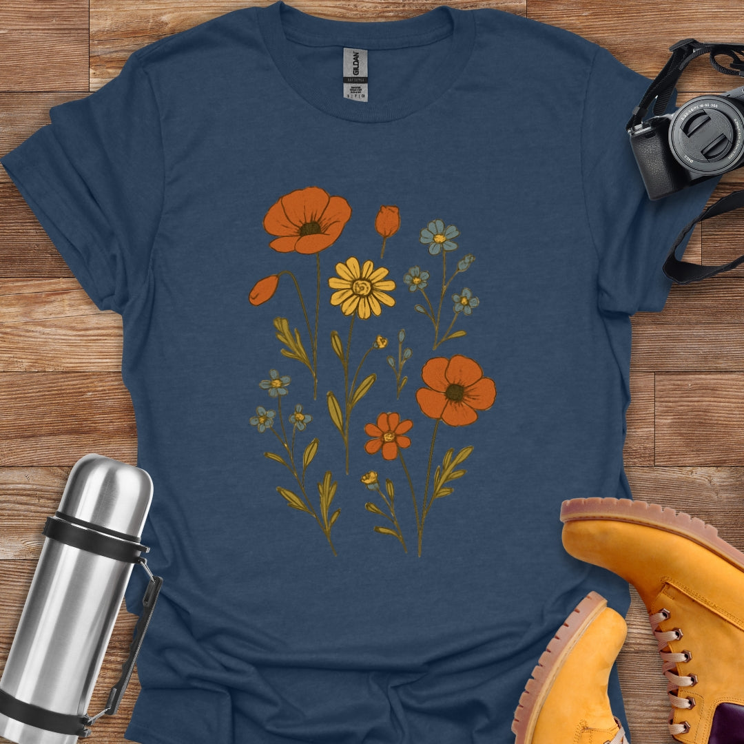 Vintage Wildflowers T-shirt