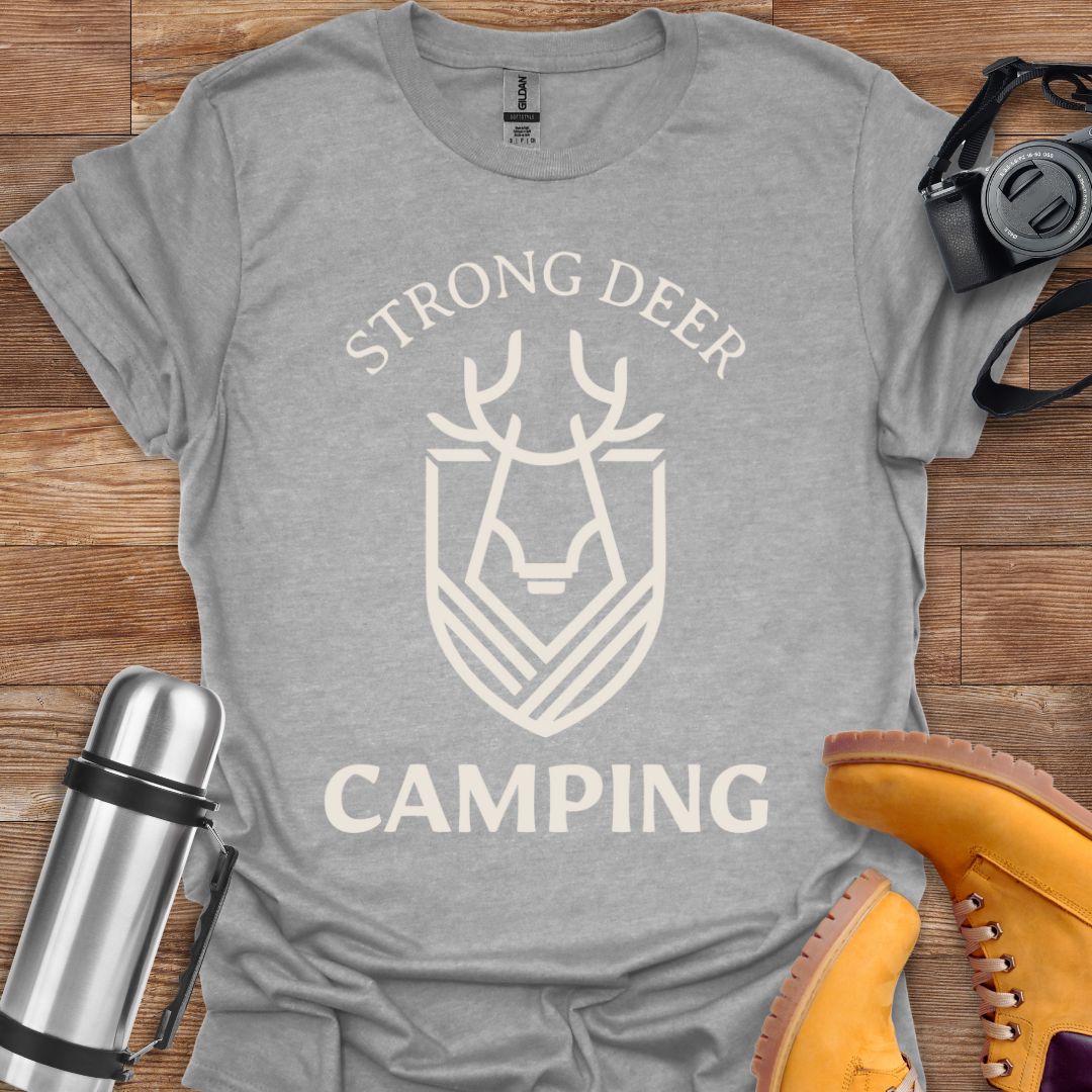 Strong Deer Camping T-shirt