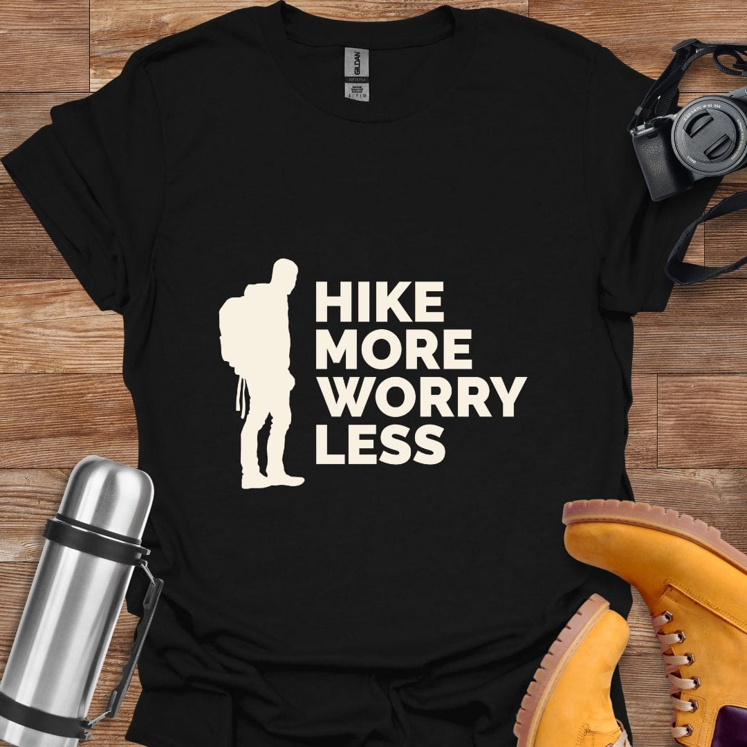 Freekeend T-Shirt Black / S Hike More Worry Less T-shirt