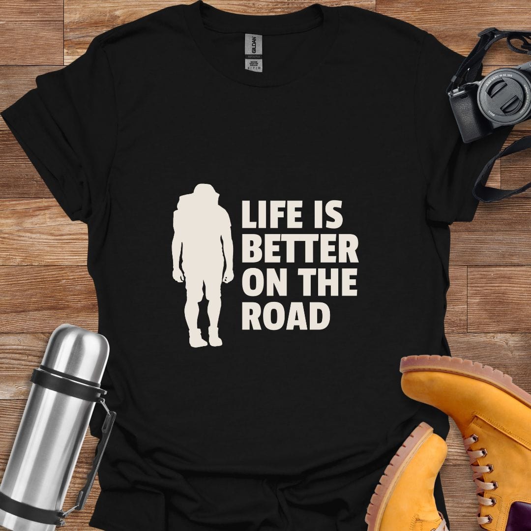 Freekeend T-Shirt Black / S Life Is Better On The Road T-shirt