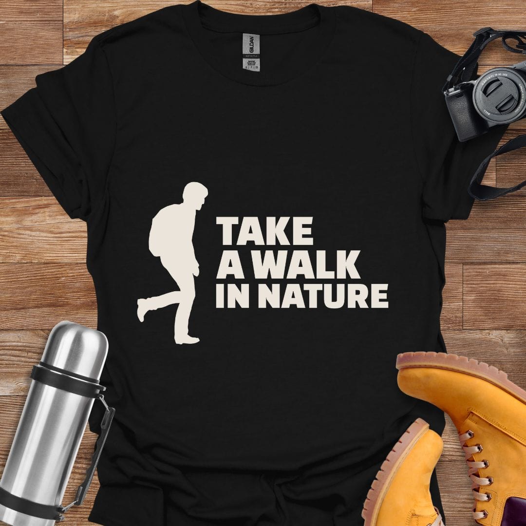 Freekeend T-Shirt Black / S Take A Walk In Nature T-shirt