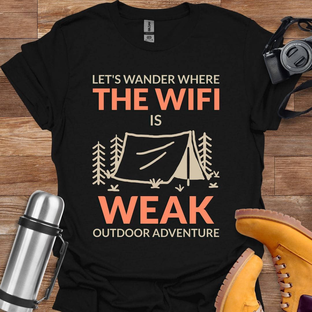 Freekeend T-Shirt Black / S The Wifi Is Weak T-shirt