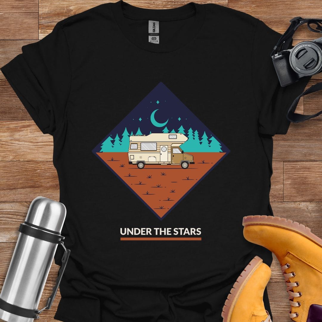 Freekeend T-Shirt Black / S Under The Stars T-shirt