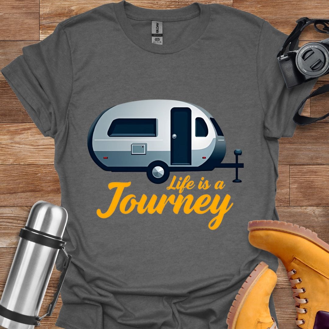 Freekeend T-Shirt Graphite Heather / S Life Is A Journey T-shirt