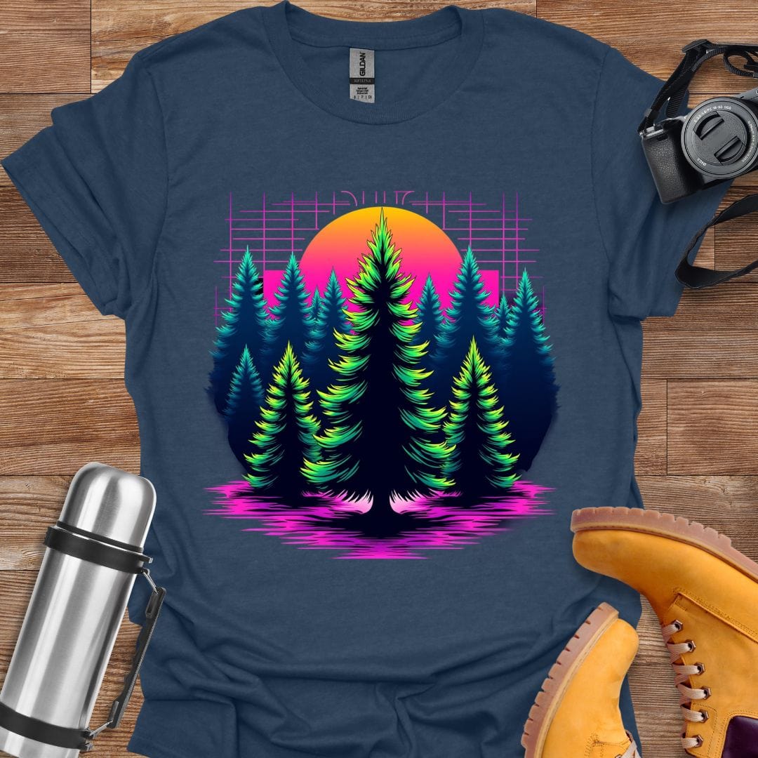 Freekeend T-Shirt Heather Navy / S Neon Forest T-shirt
