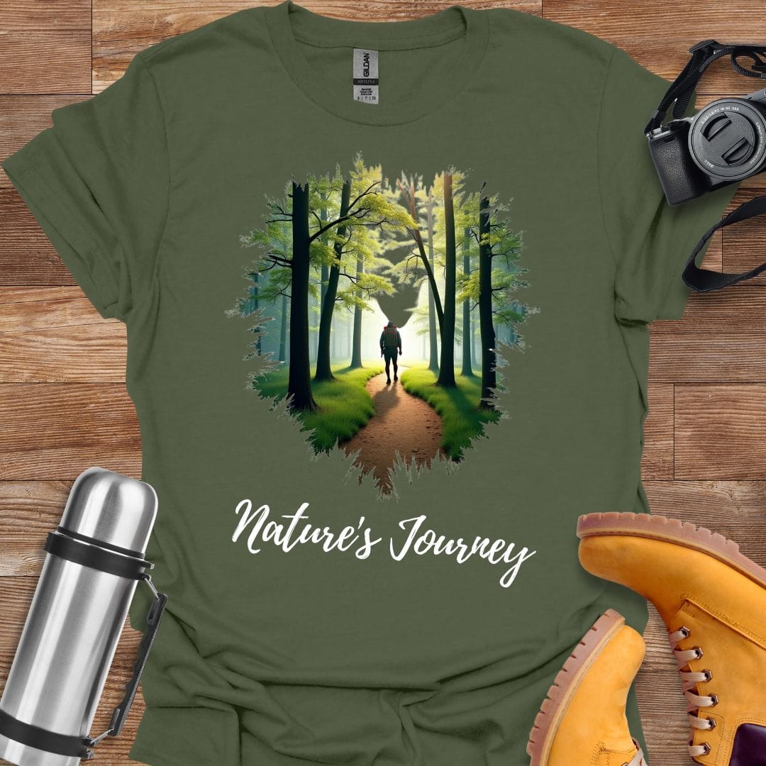 Freekeend T-Shirt Military Green / S Nature's Journey T-shirt
