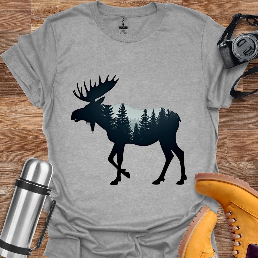 Freekeend T-Shirt Rs Sport Grey / S Moose Majesty T-shirt