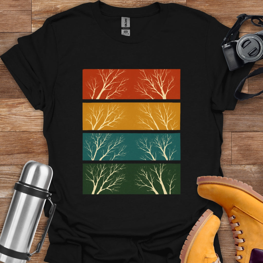 Vintage Tree Stripes T-shirt