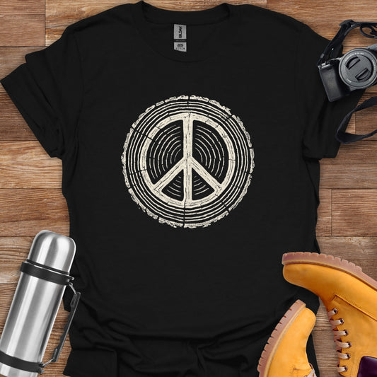 Peace Wood T-shirt