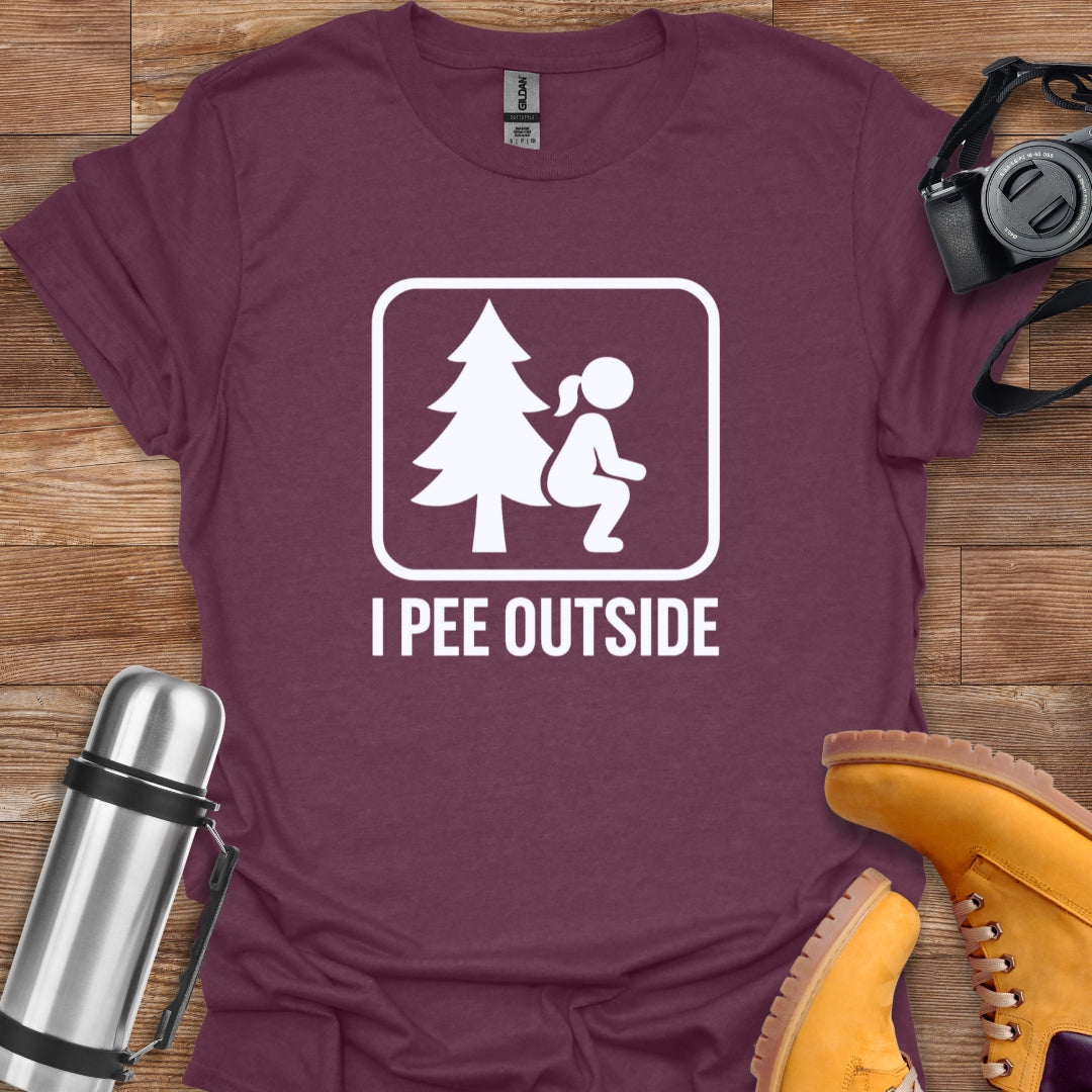 I Pee Outside T-shirt