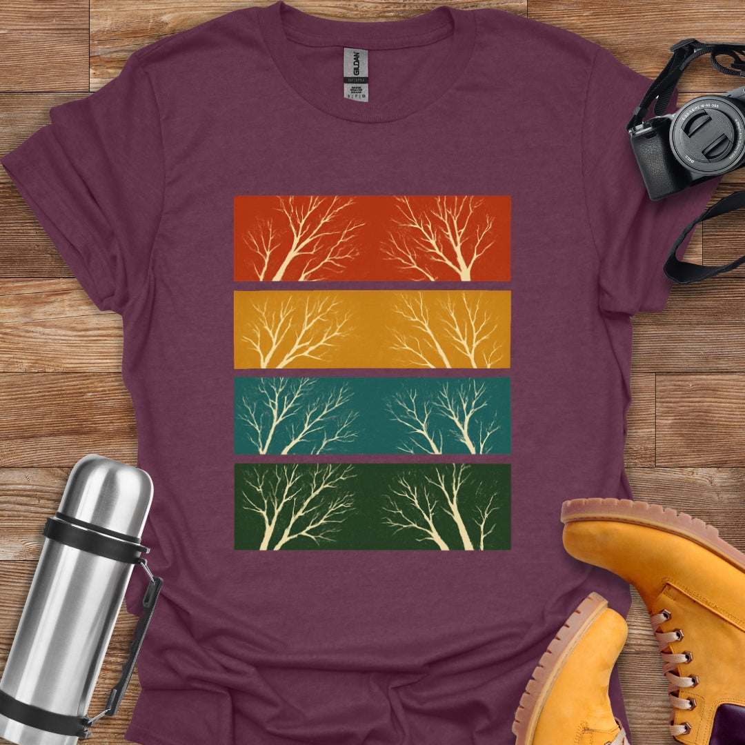 Vintage Tree Stripes T-shirt
