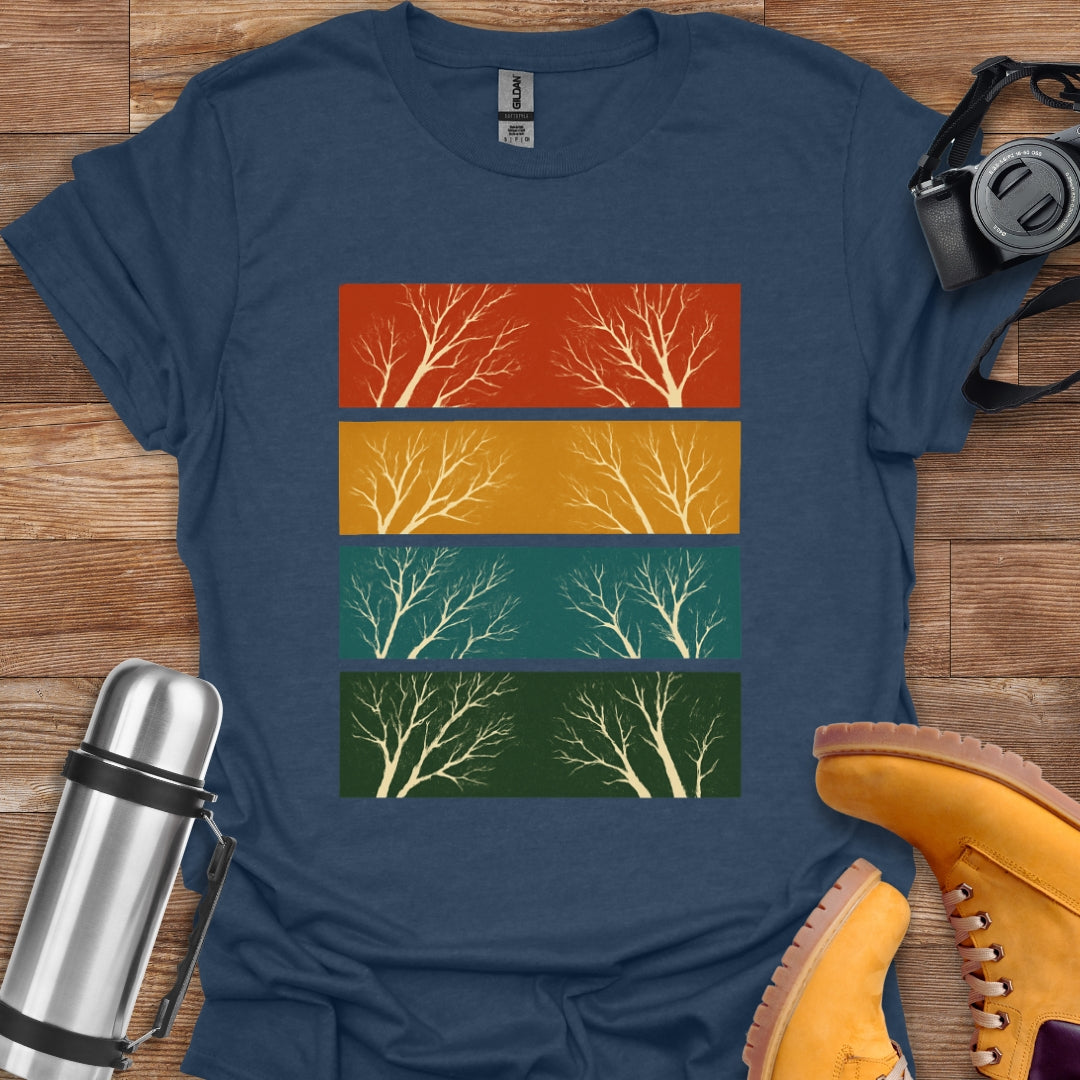 Vintage Tree Stripes T-shirt