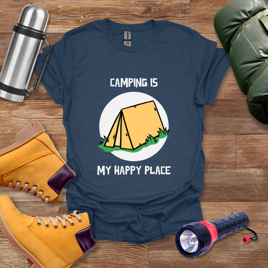 Camping Is My Happy Place T-shirt