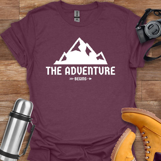 The Adventure Begins T-shirt