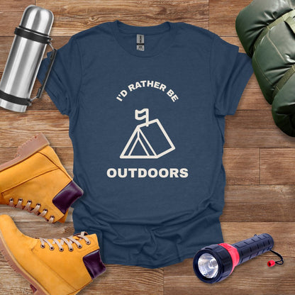 I'd Rather Be Outdoors T-shirt