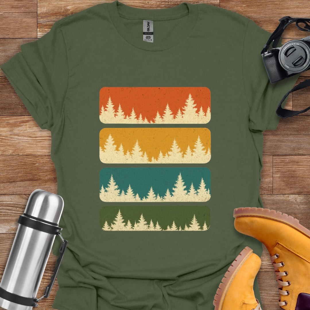 Vintage Forset Stripes T-shirt