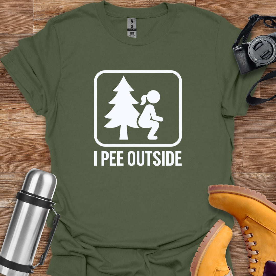 I Pee Outside T-shirt