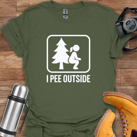 I Pee Outside T-shirt