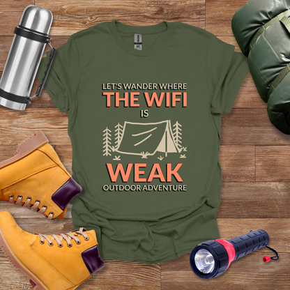 The Wifi Is Weak T-shirt