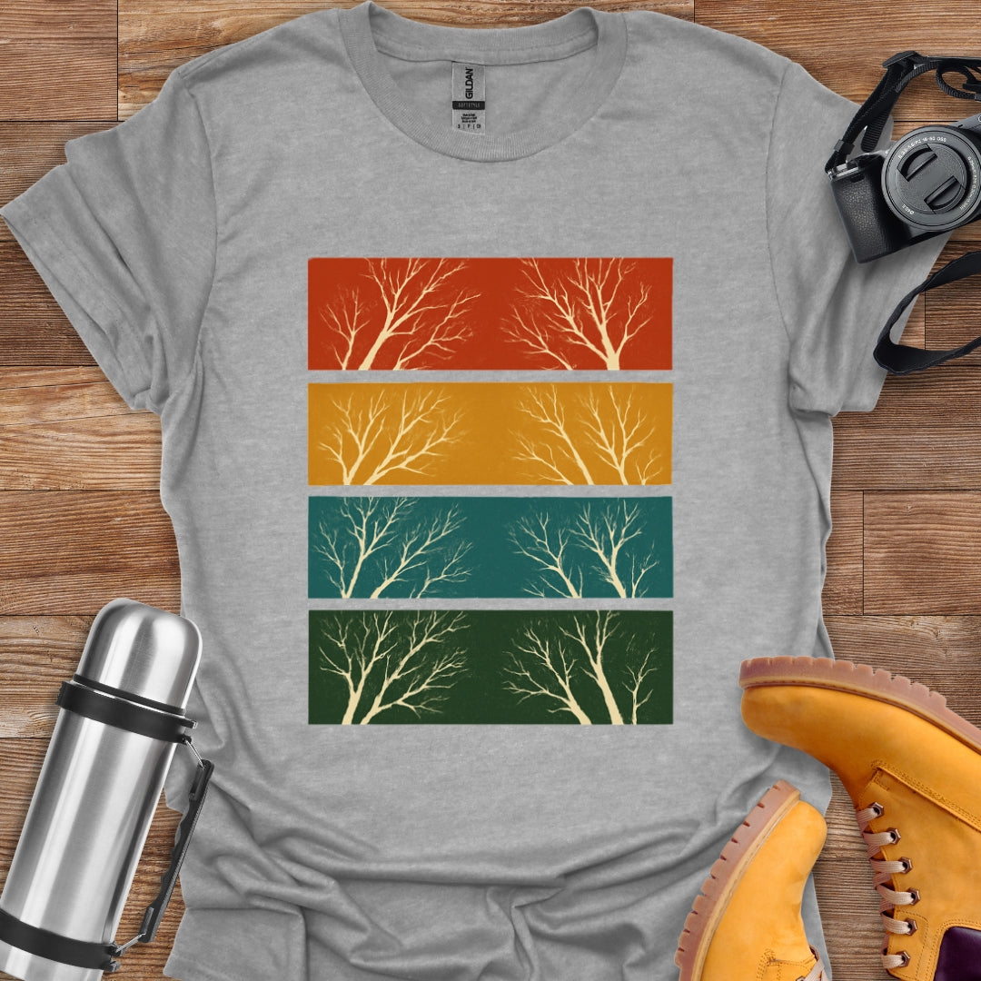 Vintage Tree Stripes T-shirt