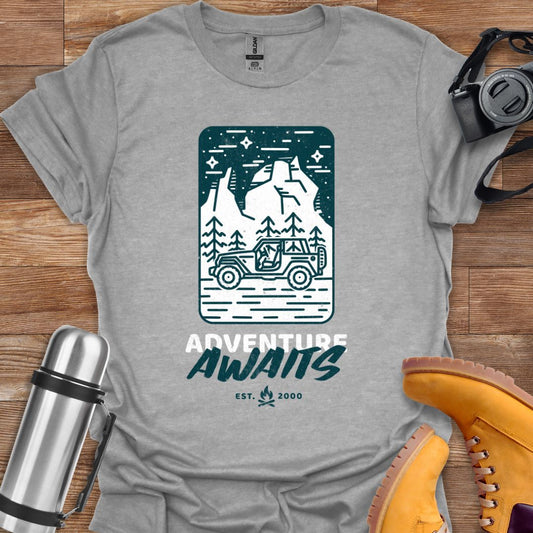 Adventure Awaits Truck T-shirt
