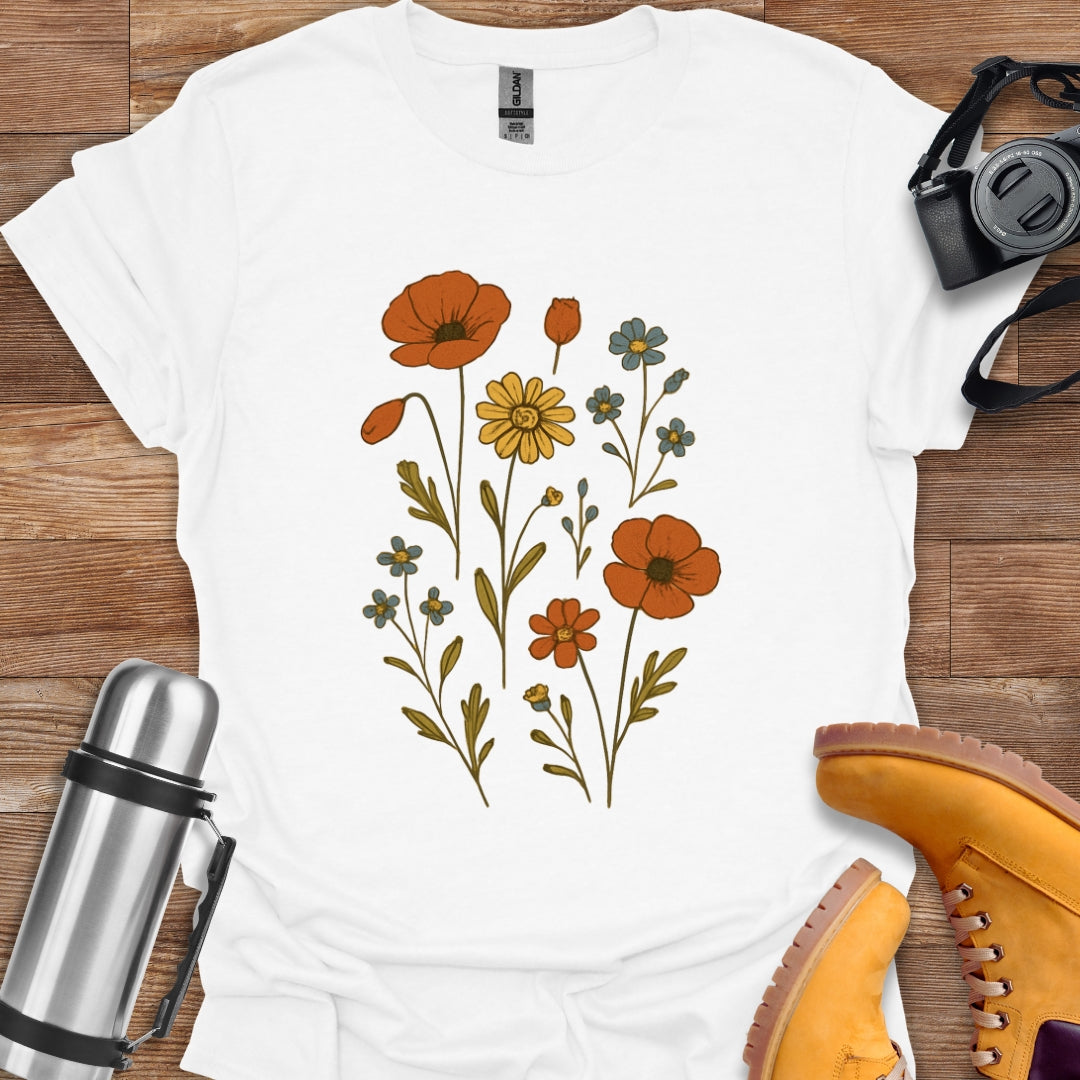 Vintage Wildflowers T-shirt