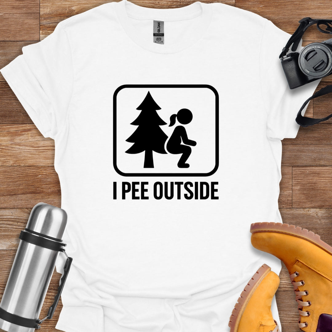 I Pee Outside T-shirt