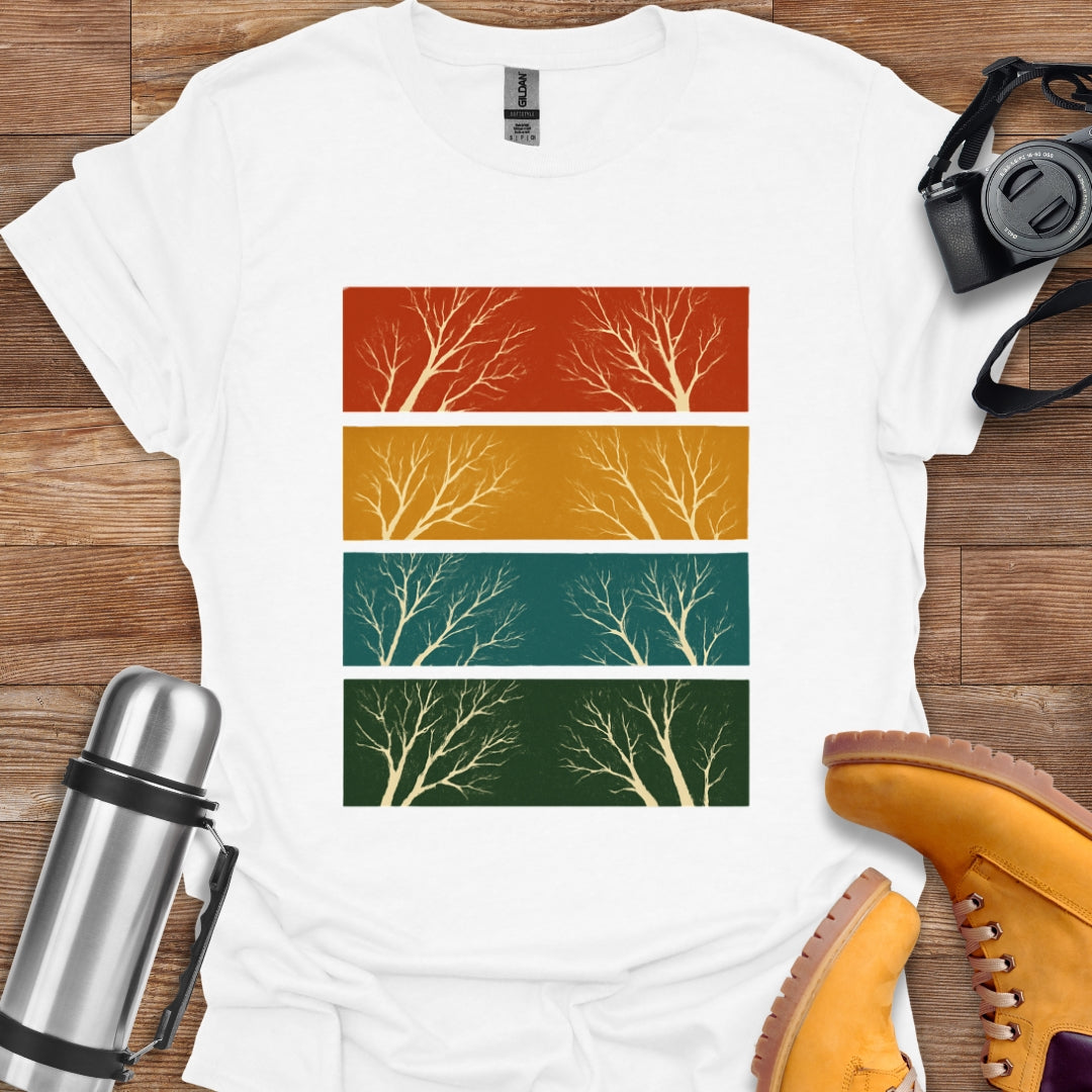 Vintage Tree Stripes T-shirt