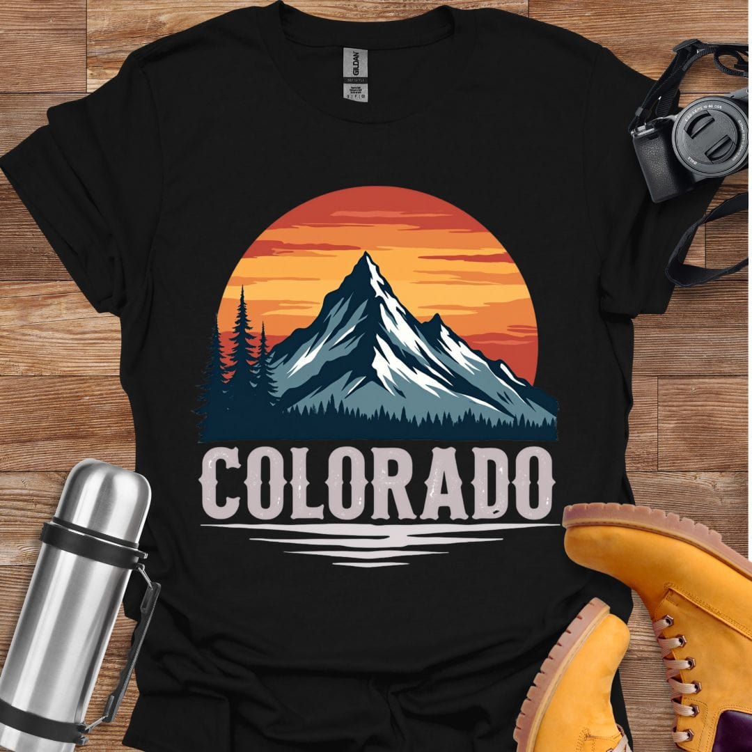 Freekeend T-Shirt Black / S Colorado Sunset T-shirt