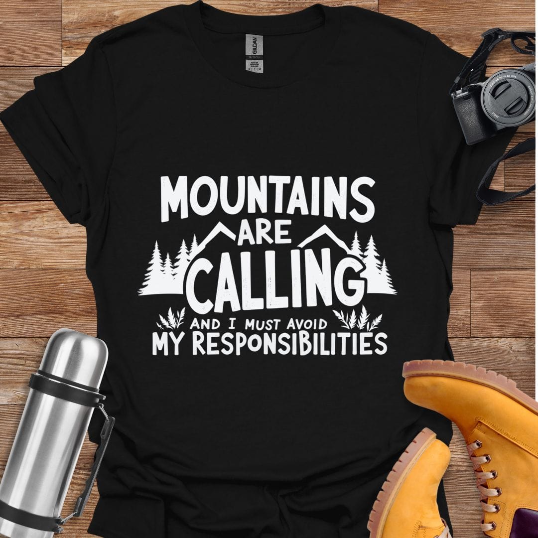 Freekeend T-Shirt Black / S Mountains Are Calling T-shirt