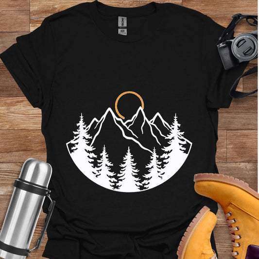 Freekeend T-Shirt Black / S Sunrise Mountain T-shirt