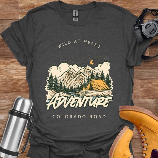 Freekeend T-Shirt Dark Heather / S Adventure Wild At Heart T-shirt