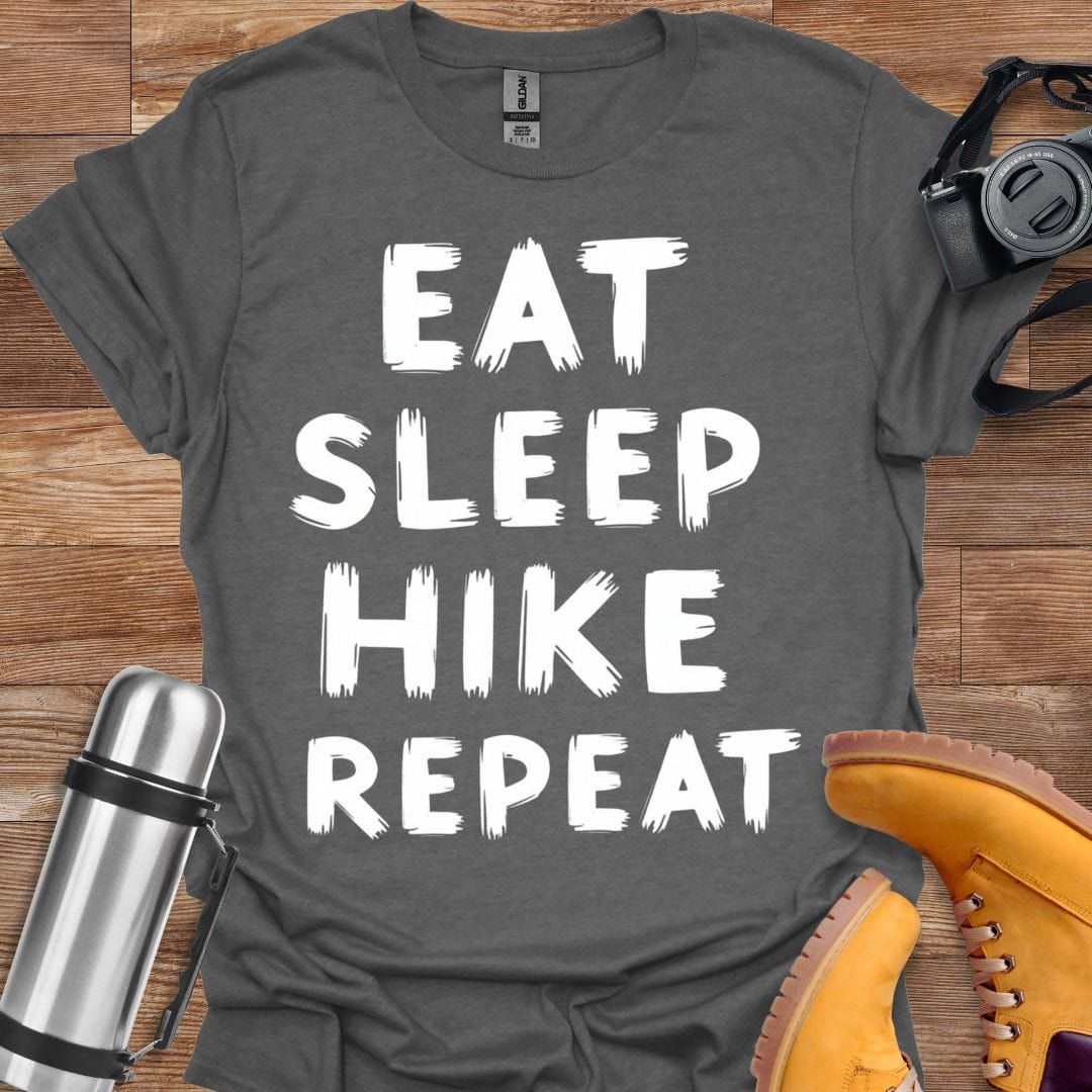 Freekeend T-Shirt Graphite Heather / S Eat Sleep Hike Repeat T-shirt