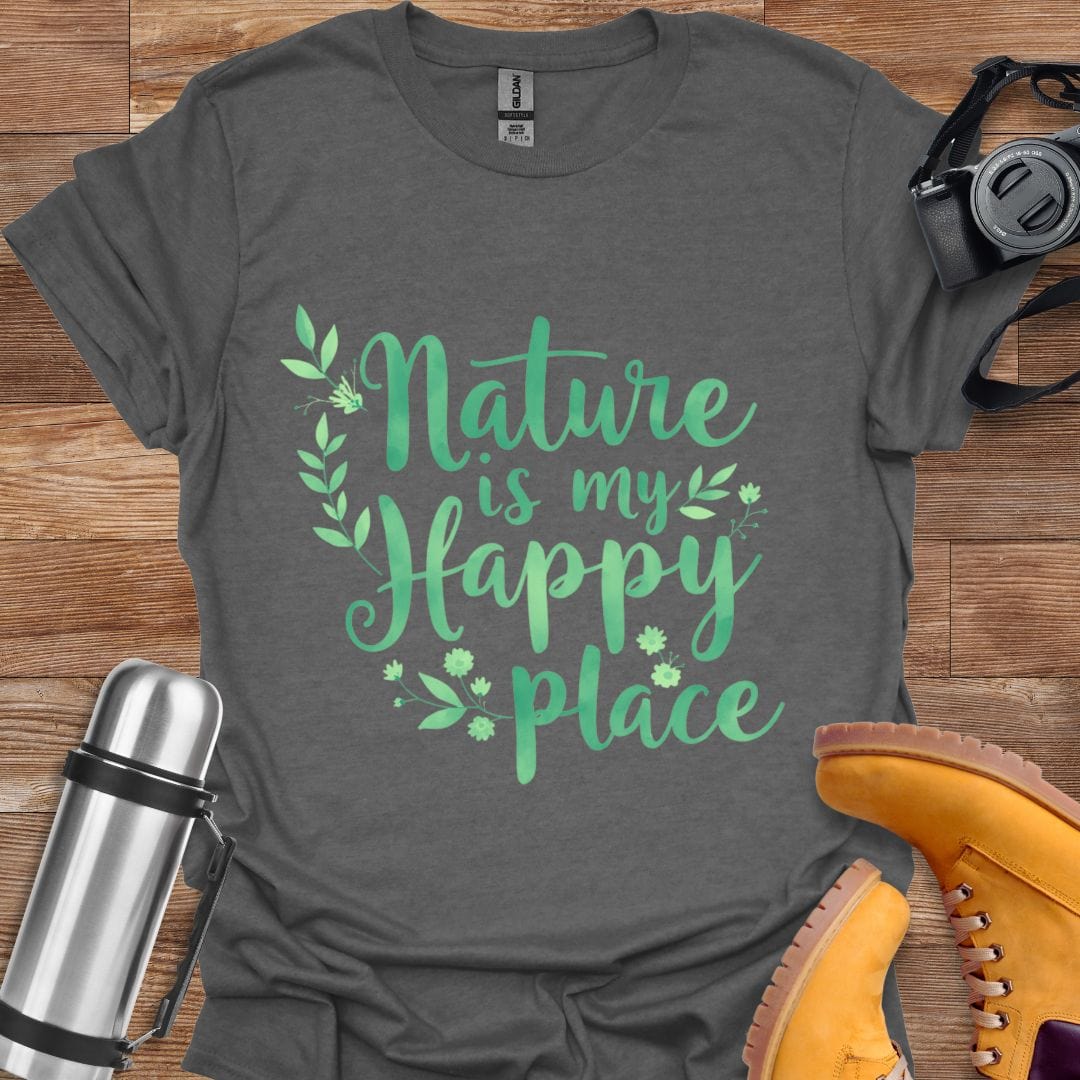 Freekeend T-Shirt Graphite Heather / S Nature Is My Happy Place T-shirt