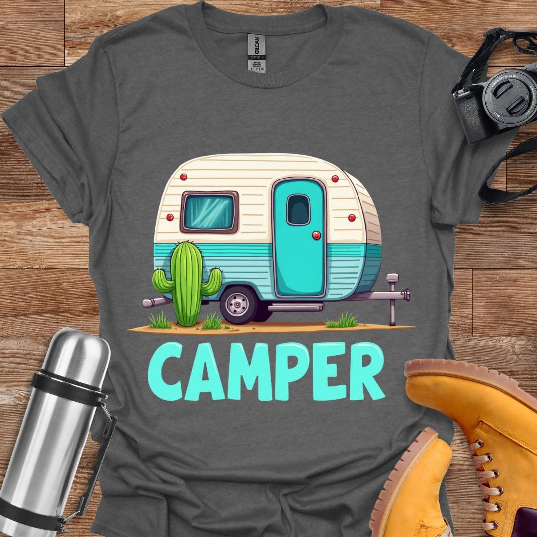 Freekeend T-Shirt Graphite Heather / S Retro Camper T-shirt