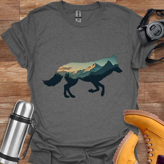 Freekeend T-Shirt Graphite Heather / S Wolf Majesty T-shirt