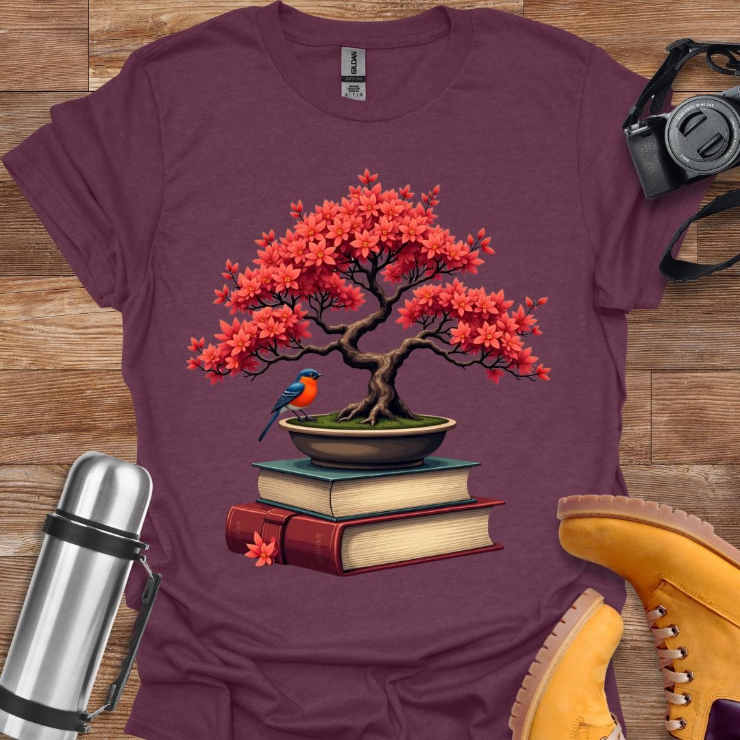 Freekeend T-Shirt Heather Maroon / S Bonsai Bliss T-shirt