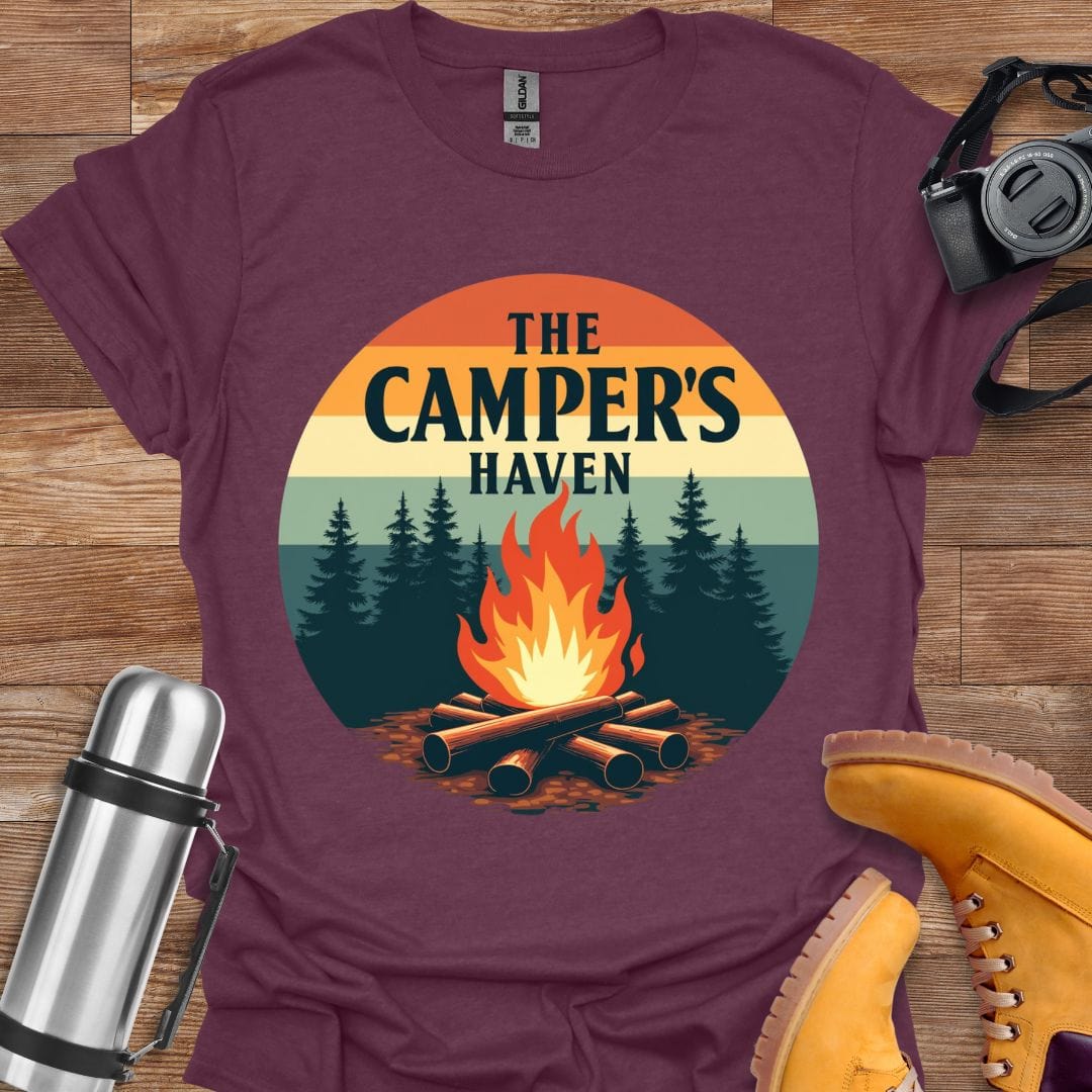 Freekeend T-Shirt Heather Maroon / S Camper's Haven T-shirt