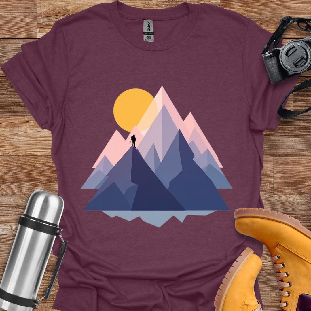 Freekeend T-Shirt Heather Maroon / S Hiking Harmony T-shirt