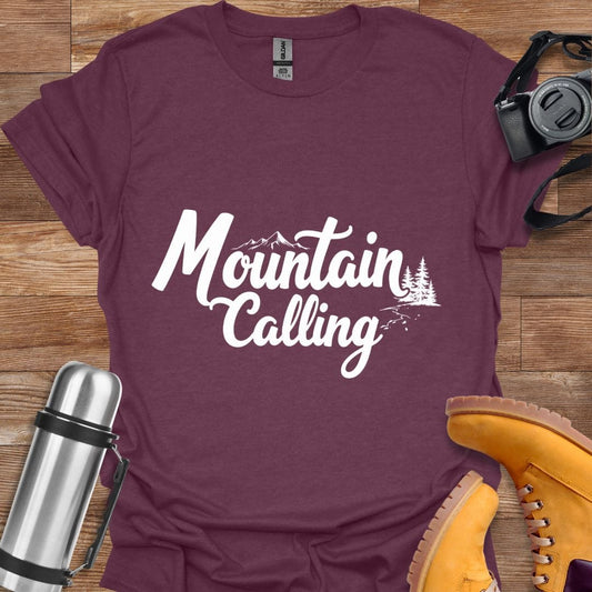 Freekeend T-Shirt Heather Maroon / S Mountain Calling T-shirt