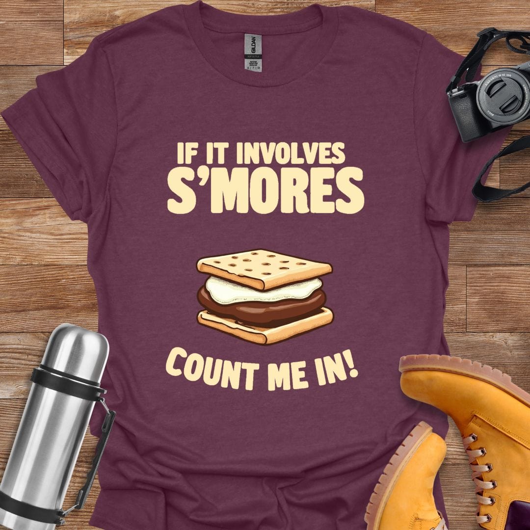 Freekeend T-Shirt Heather Maroon / S S'mores T-shirt