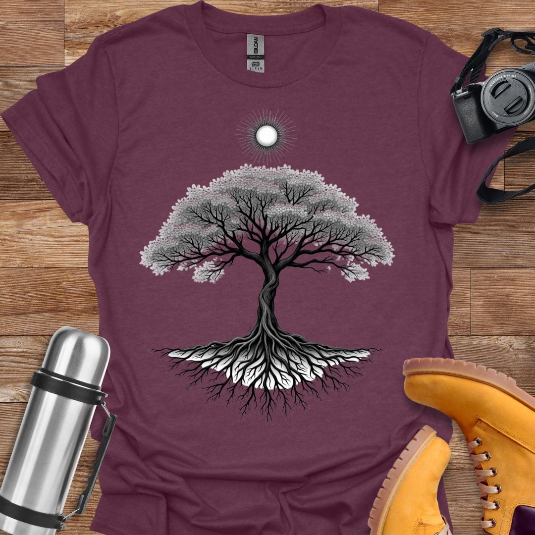 Freekeend T-Shirt Heather Maroon / S Tree Harmony T-shirt