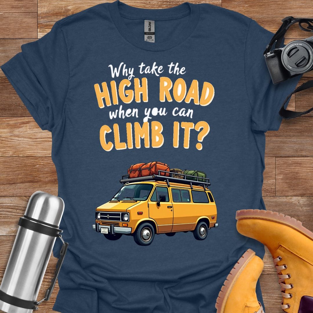 Freekeend T-Shirt Heather Navy / S High Road Climb It T-shirt