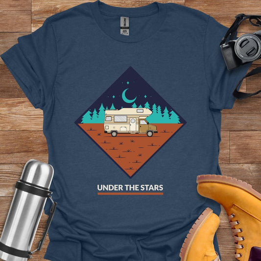 Freekeend T-Shirt Heather Navy / S Under The Stars T-shirt