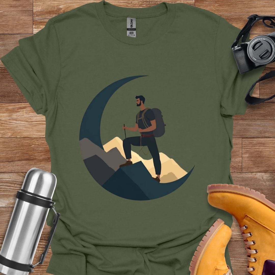 Freekeend T-Shirt Military Green / S Alpine Crescent T-shirt