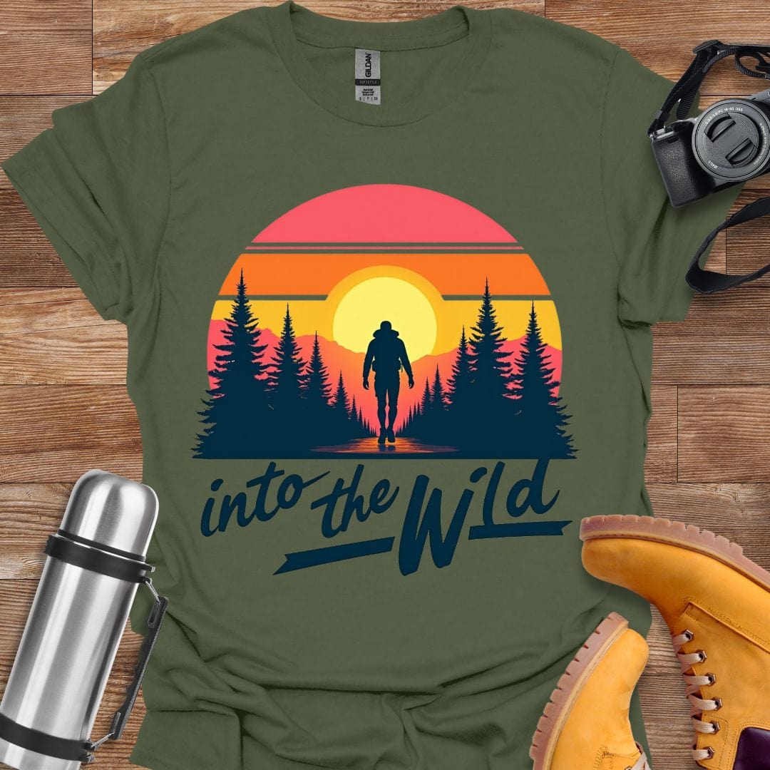 Freekeend T-Shirt Military Green / S Into The Wild T-shirt