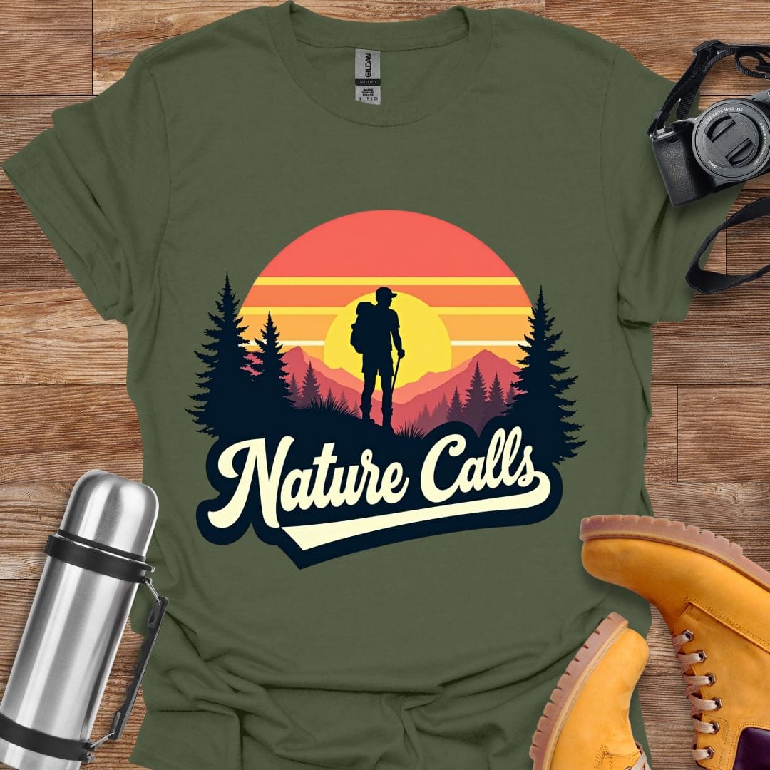 Freekeend T-Shirt Military Green / S Nature Calls T-shirt